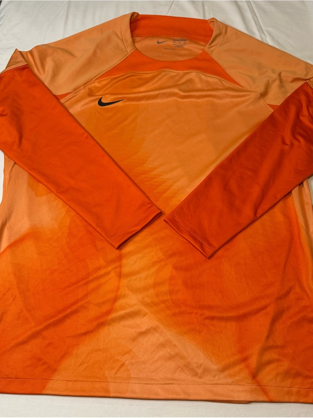 Nike US Long Sleeve Gardien IV Goalkeeper Soccer Jersey Women's M Orange DH8226